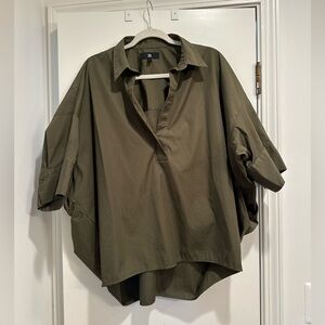 Banana Republic oversize cotton shirt.